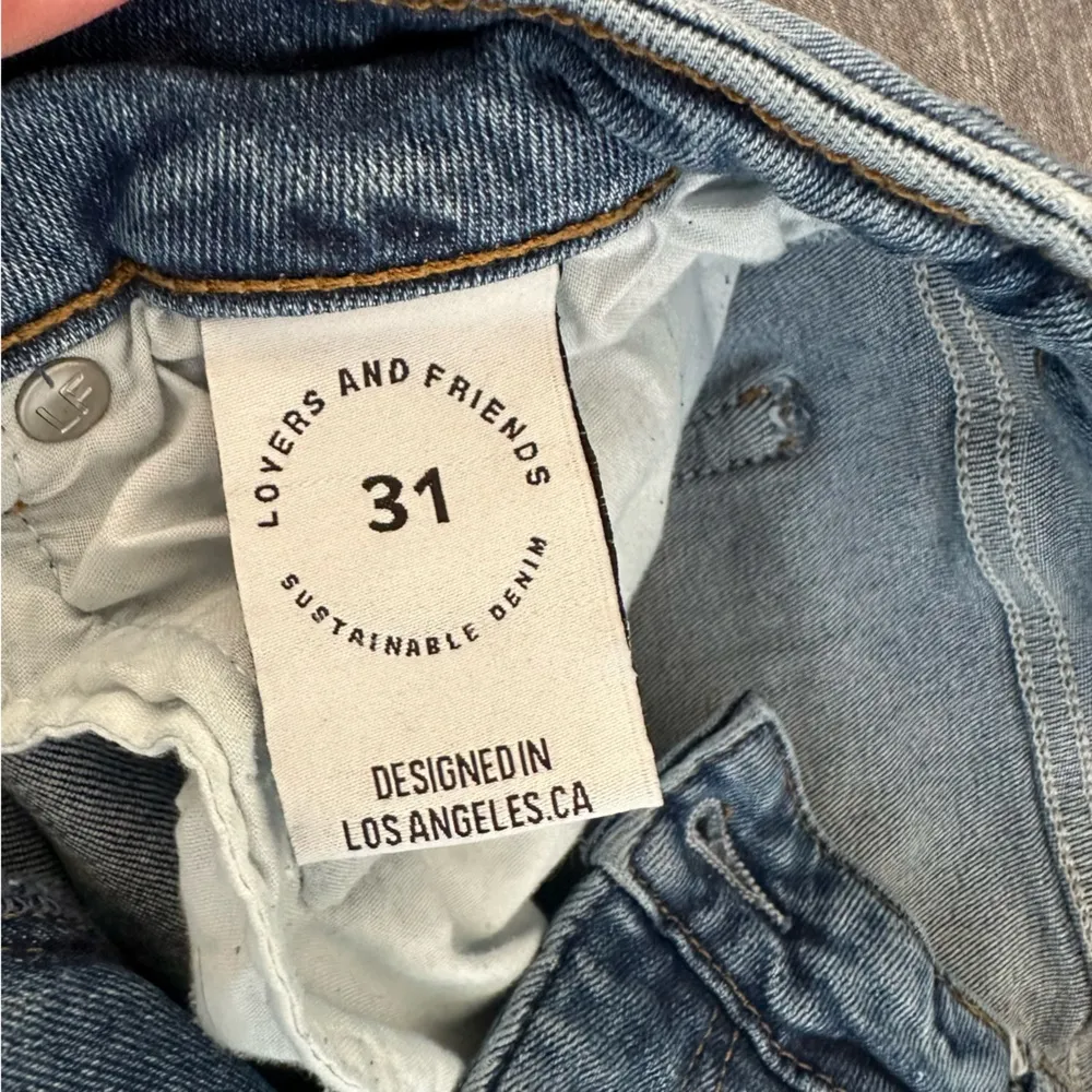 LF Lover's & Friends Ricky Low Rise Stretch Distressed Knee Skinny Jeans | 31 - Image 15