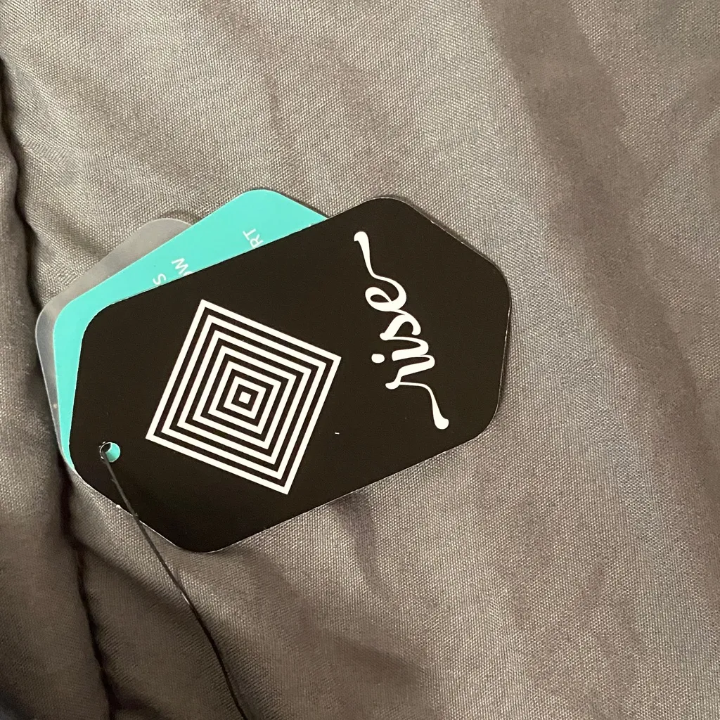 LuLaRoe  Black and Pink Patterned Sports Bra - Image 3