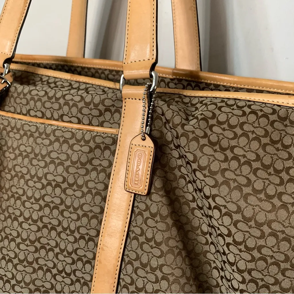 Coach Monogram Oversized Weekender Travel Shoulder Bag - Image 7