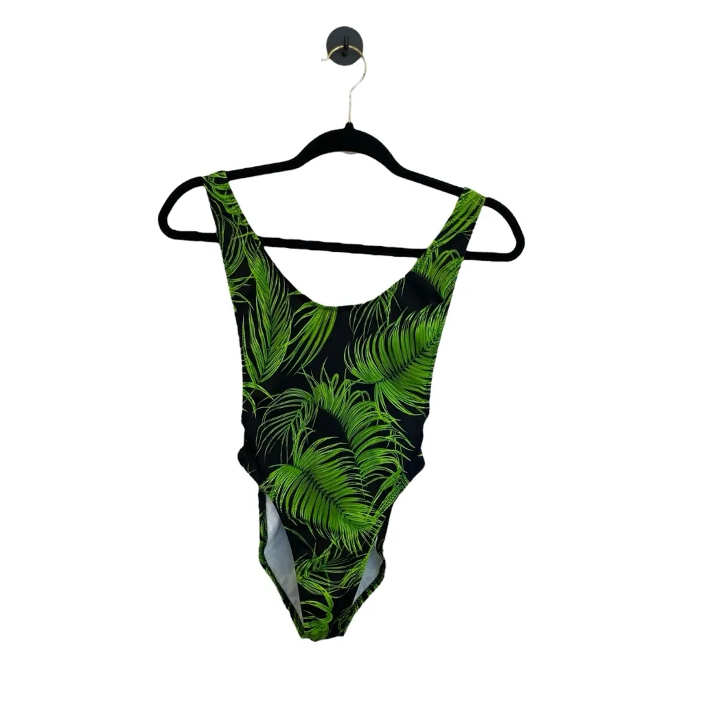 Norma Kamali Marissa One Piece In Palm Leaf Size Small - Image 3
