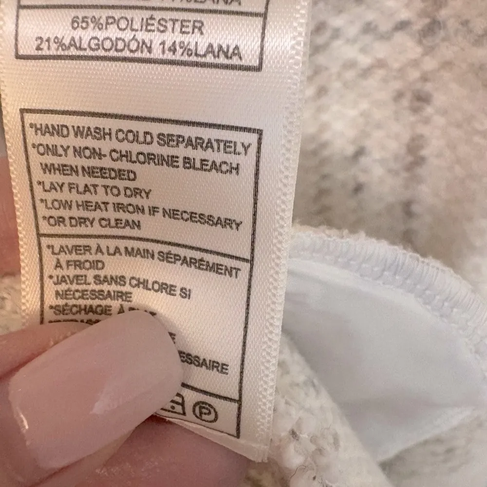 BB Dakota Steve Madden cream & tan plaid Shacket - super cute over leggings - Image 6