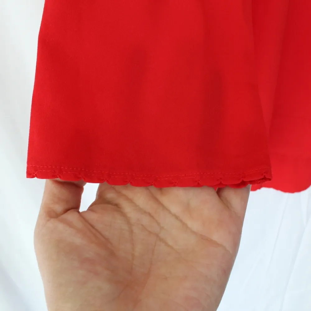 French Connection | Polly Plains Scallop Edge Top - Image 3