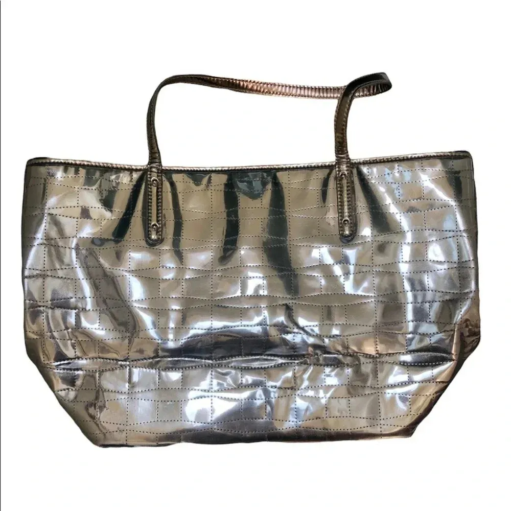 KATE SPADE HARMONY METRO GOLD METALLIC TOTE - Image 2