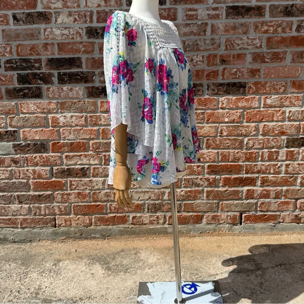 Anthropologie Meadow Rue Floral & Lace Top / XS / Excellent condition - Image 8