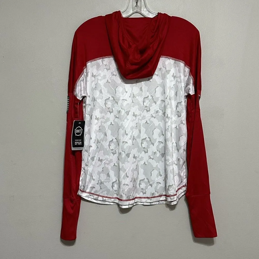 NWT Georgia Bulldogs Women’s Lightweight Hoodie Sz Large Camo Military - Image 3