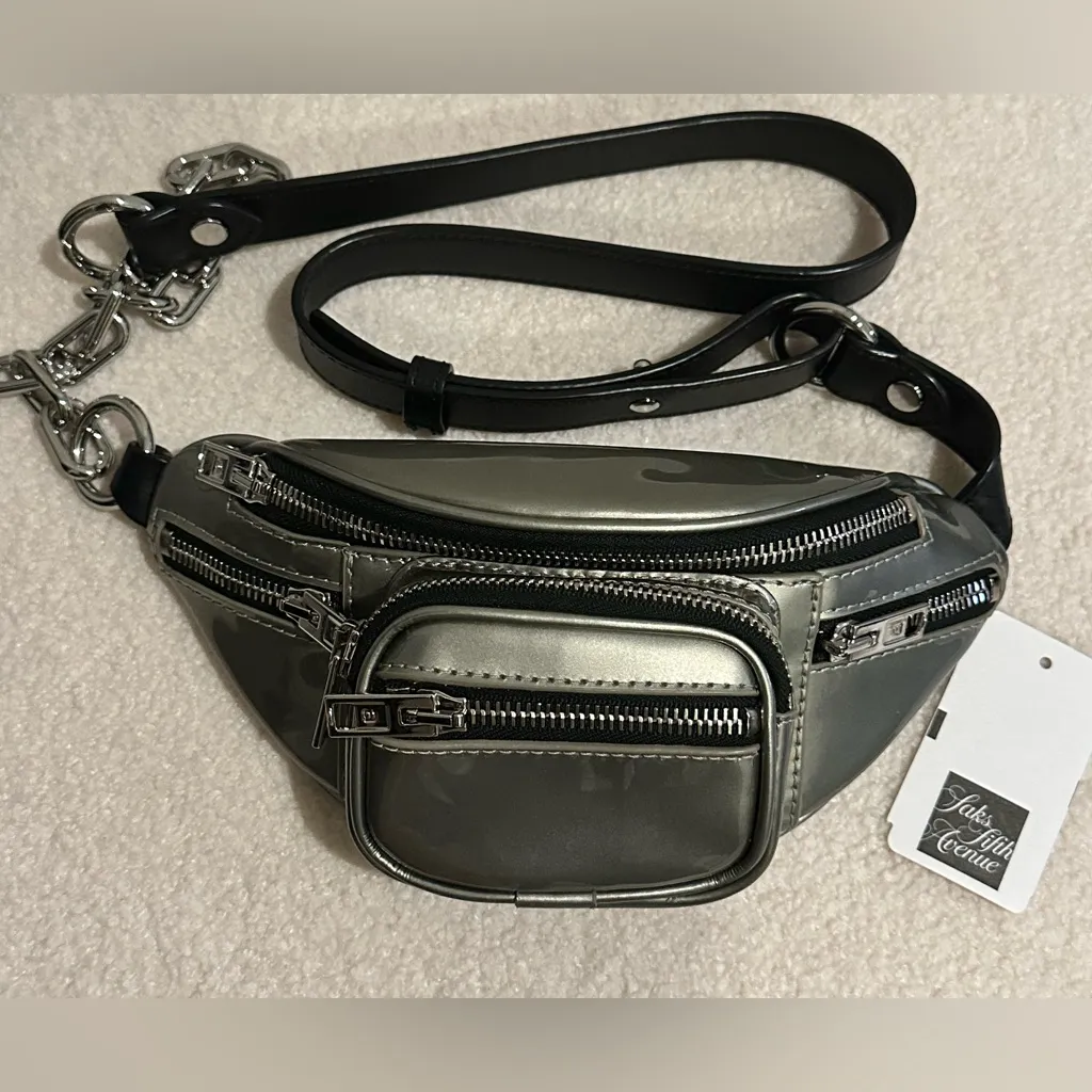 Alexander Wang Metallic Silver Attica Mini Cross-Body bag - Image 2