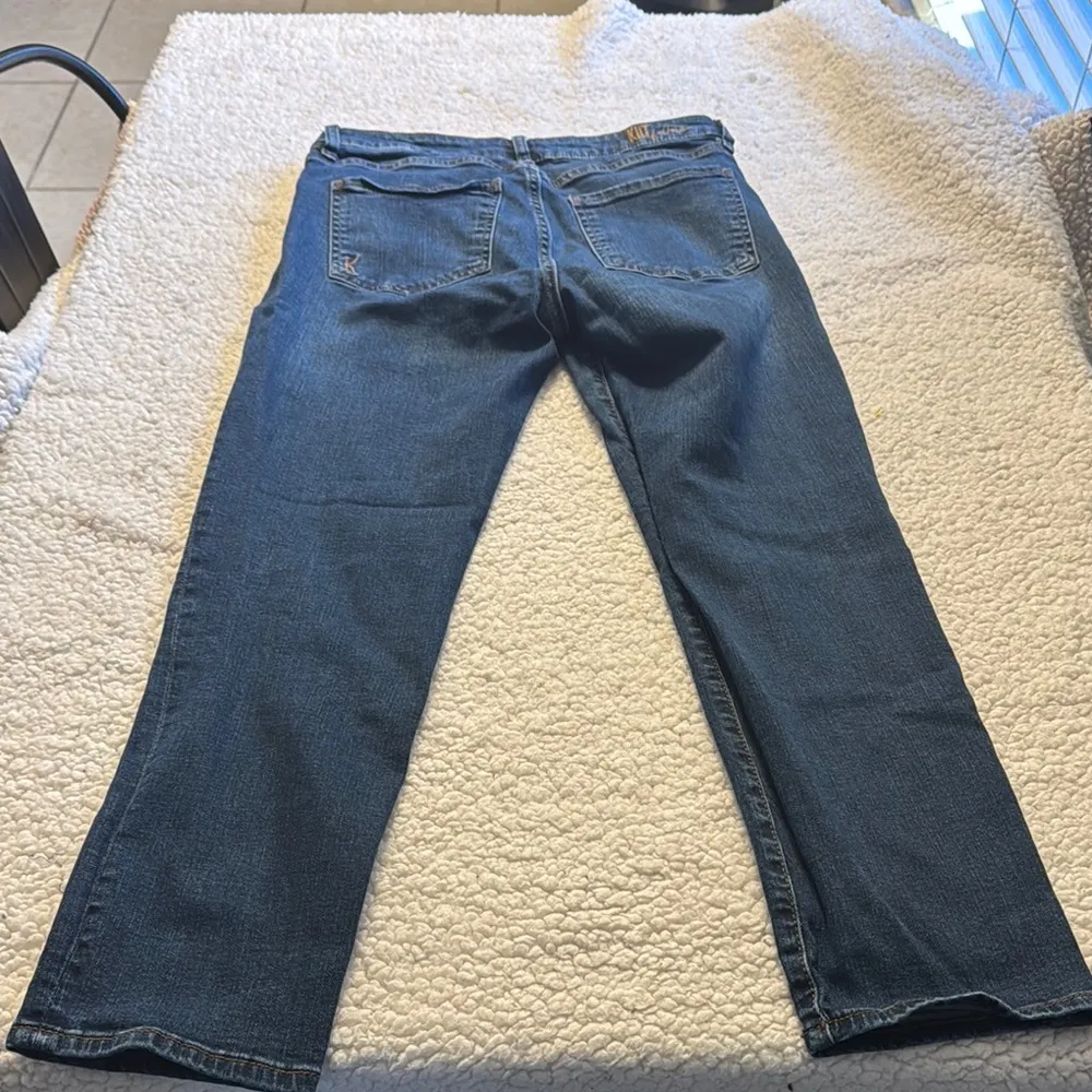 Kut from the Kloth Katy High Rise Ankle Straight Leg Dark Wash Jeans - Image 7