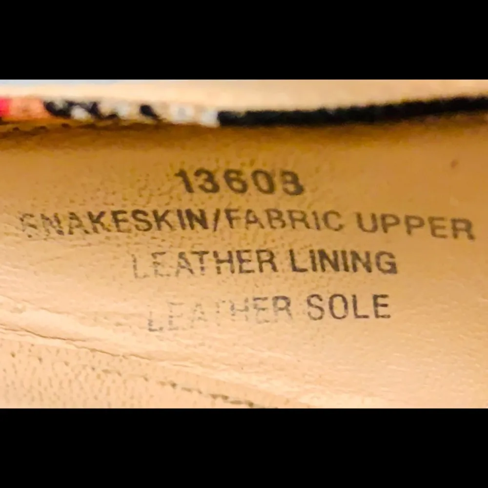 J. Crew Everly Cap Toe Printed T-Strap Heels. VGC - Image 9