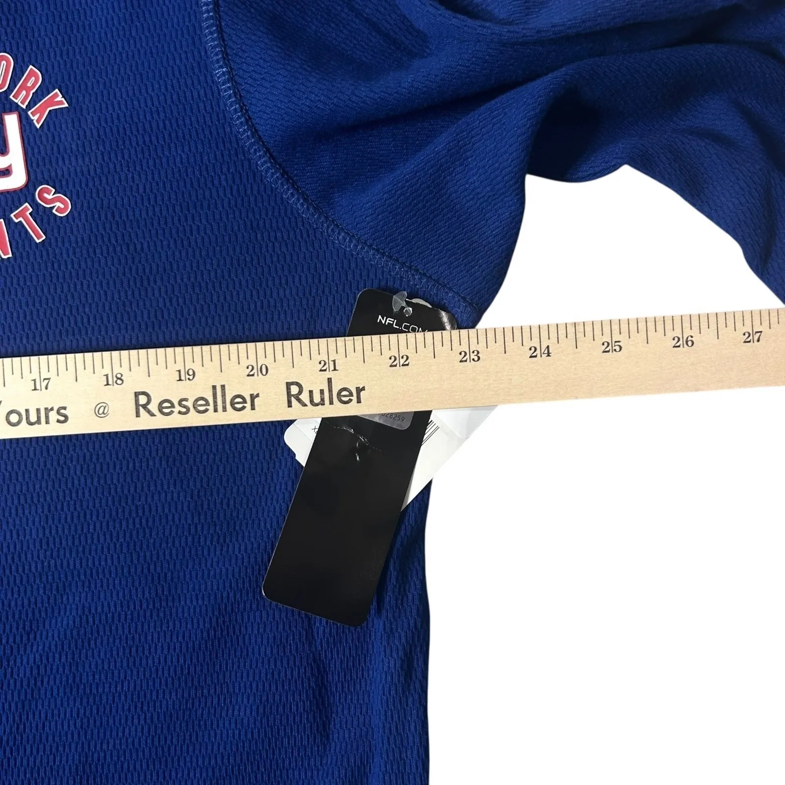 New York Giants Sweatshirt Womens XL Blue NFL New‎ Era Collab Long Sleeve NWT - Image 7