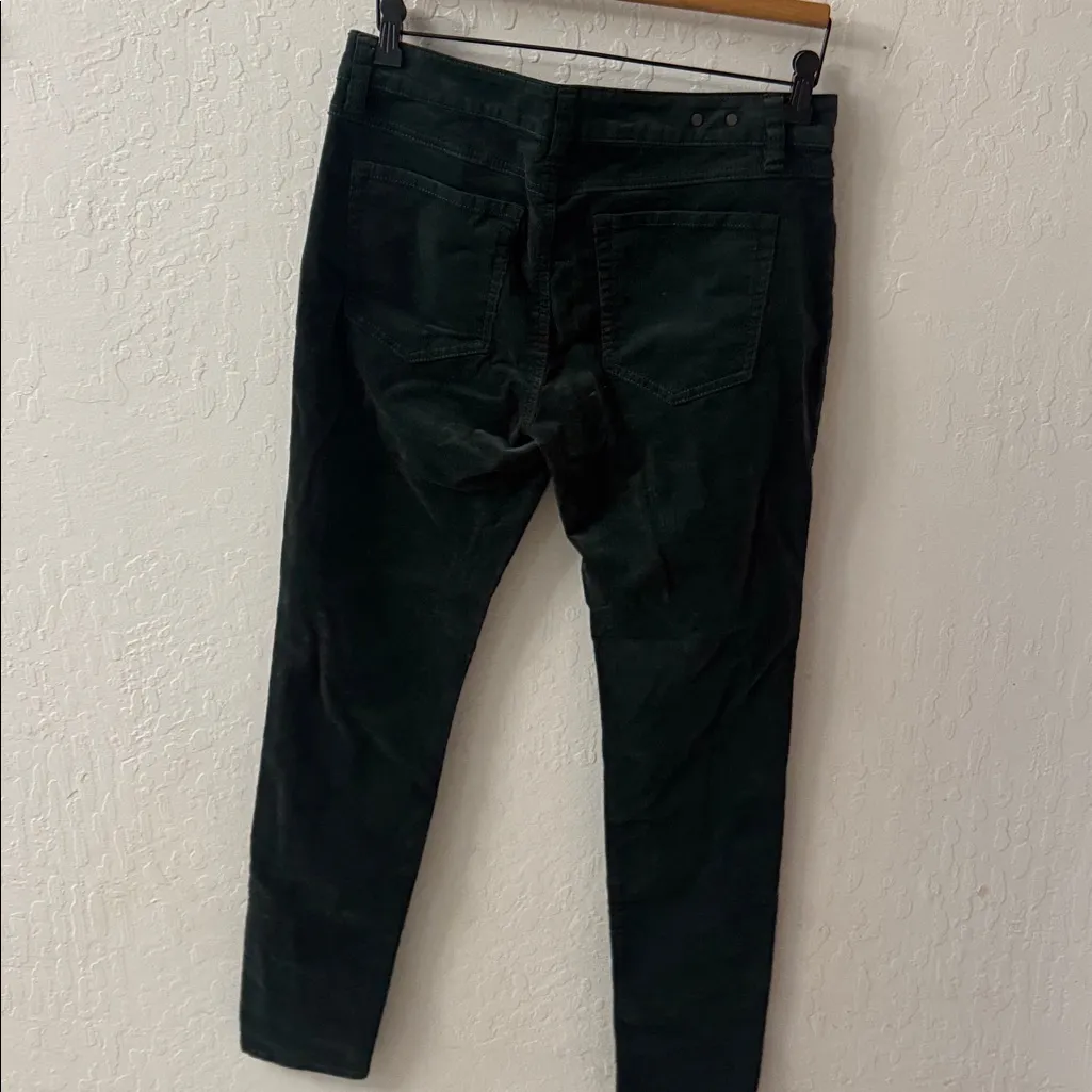 Cabi #3743 Skinny Cord Corduroy Forest Green Size 8 - Image 5