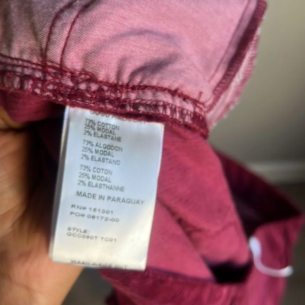 NEW Good American Plus Good Classic Corduroy Slim Straight Leg Pants - Image 11