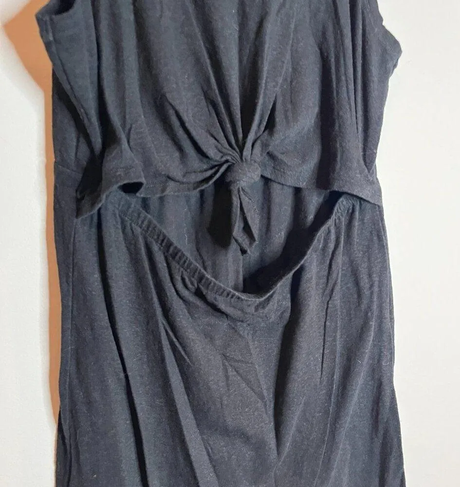 Aerie black cut out knot dress - Image 3