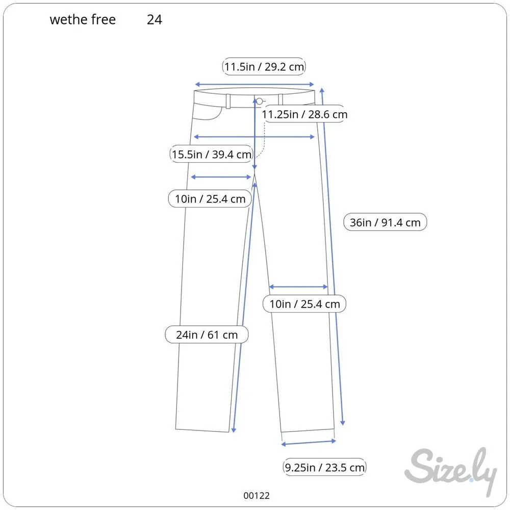 We The Free People Women Pants Brown Hi Rise Wide Leg Canvas Baggy Chino Size 24 - Image 7