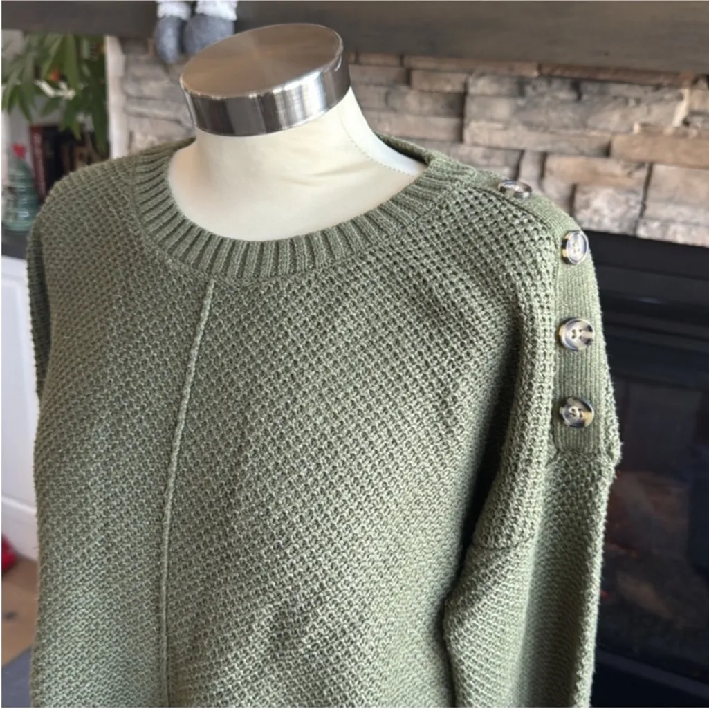 Rachel Zoe Olive Green Sweater - Image 2