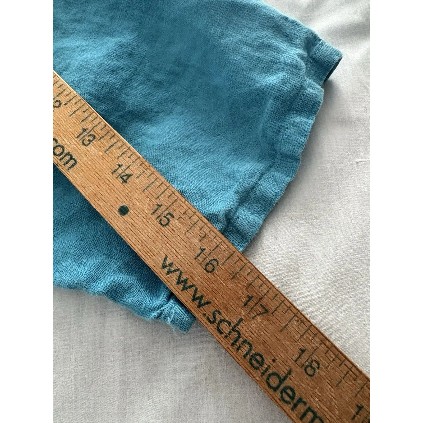 Bryn Walker 100% Linen Tunic Sz Small Blue Lagenlook Oversized Boxy Lightweight - Image 16