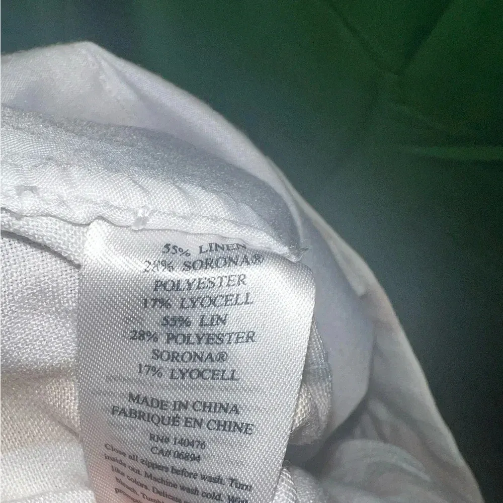 Faherty Linen Blend Pants size XS - Image 9