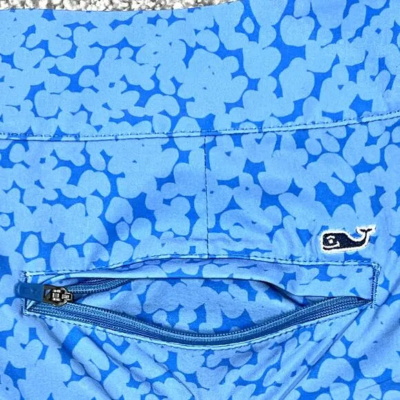 Vineyard Vines Skort Womens 14 (36") Blue Abstract Print‎ Golf Tennis Pickleball - Image 7