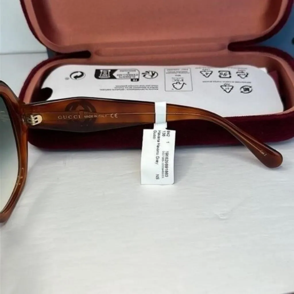 New Authentic GUCCI GG0796S-003\ Oversized Octagonal Sunglasses - Image 8