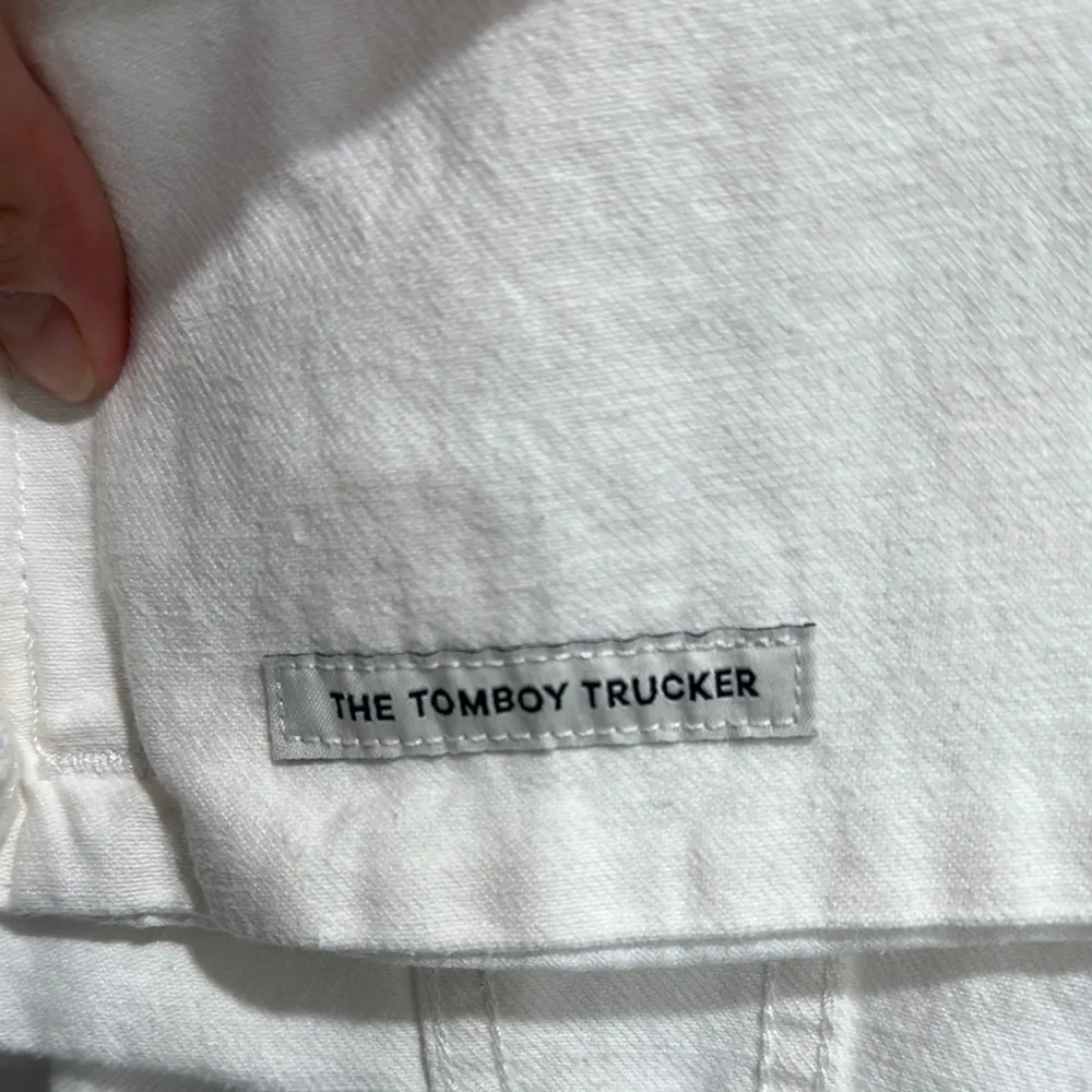 Lucky Brand White Jean Jacket Classic Denim Style - Image 3