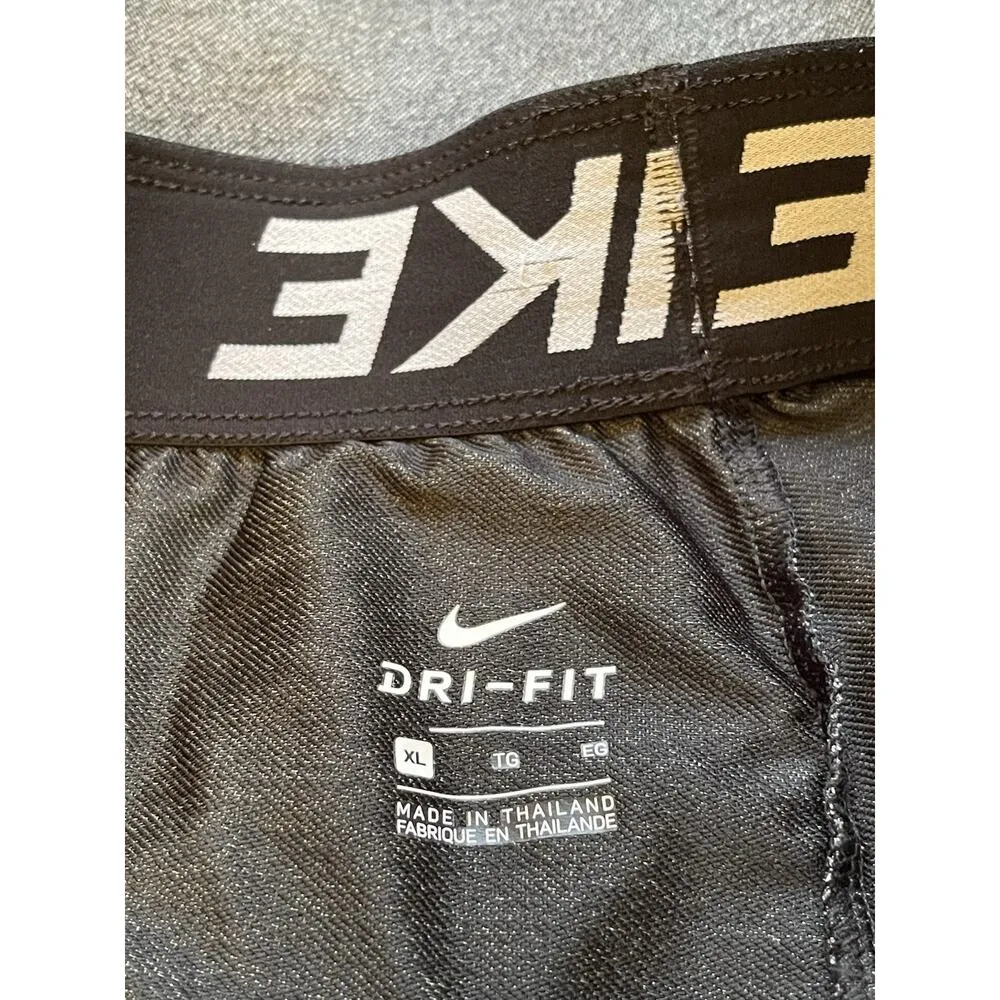 Nike Dri Fit Dry Training Shorts Gray Grey Womens Size Extra Large XL Elastic - Image 5