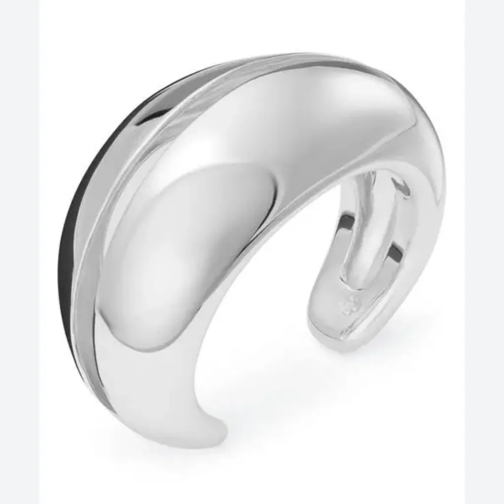 Tory Burch Silver Cuff Bracelet - Image 2