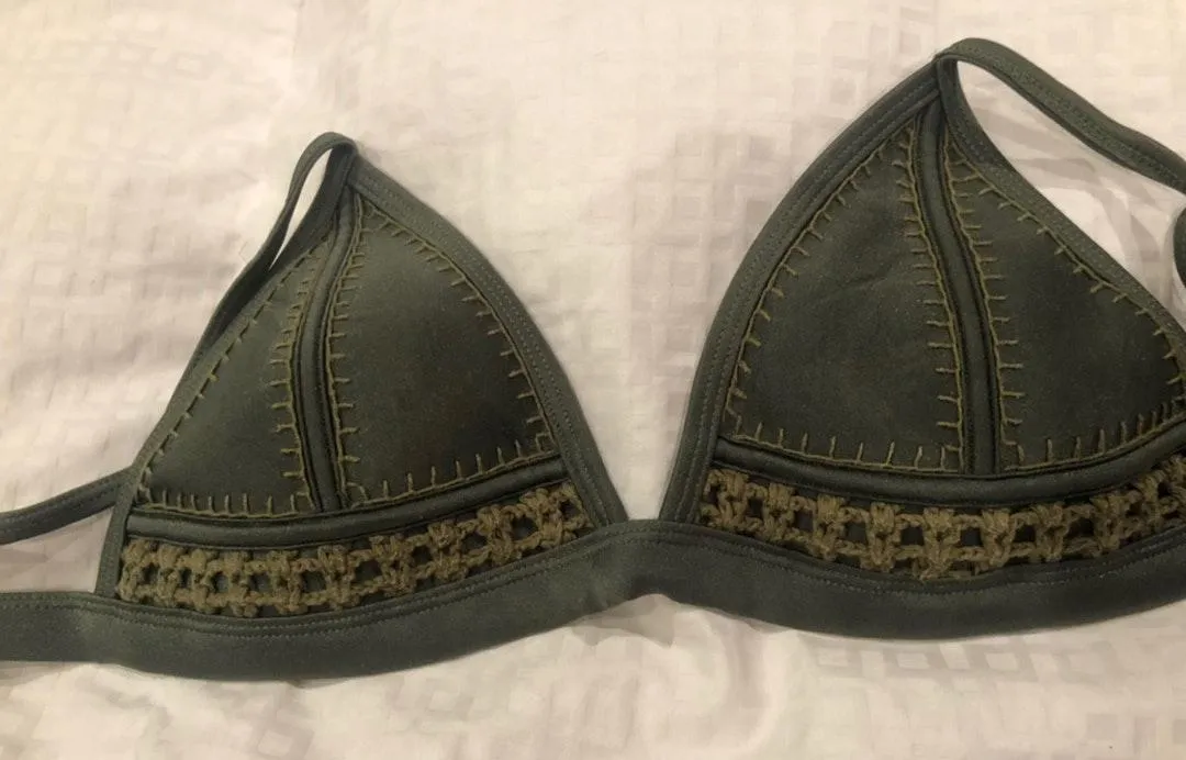 Triangl Olive/ Floral Bikini - Image 2