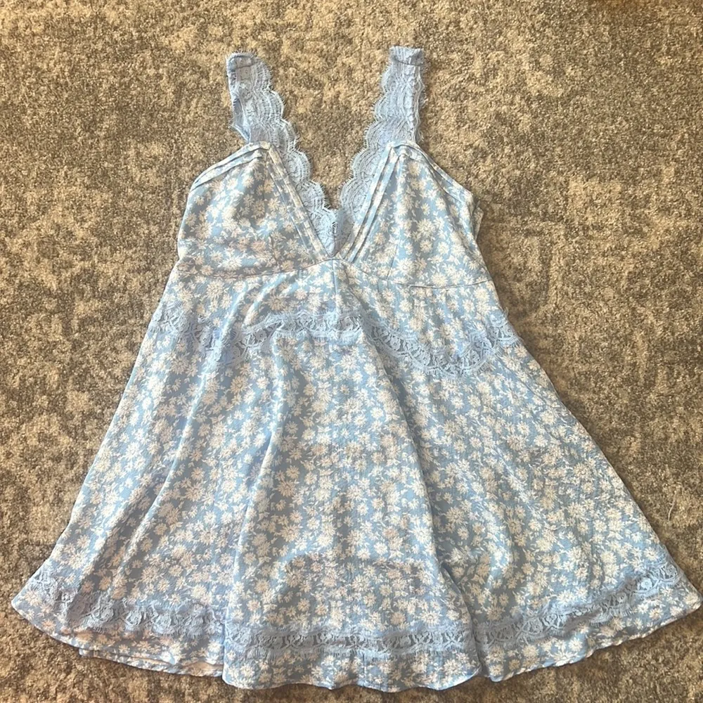 ARULA Blue Floral Lace - Image 5