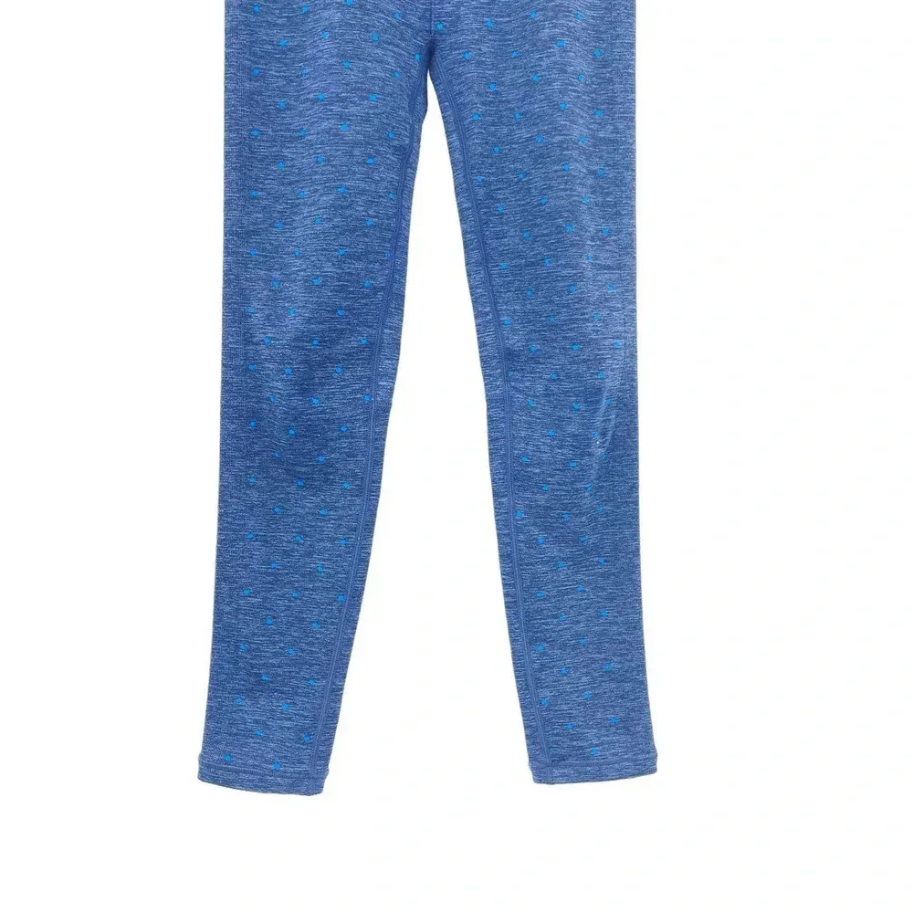 Splits59 Mika High Waist Polka‎ Dot Blue Seamless Leggings Size M/L - Image 5