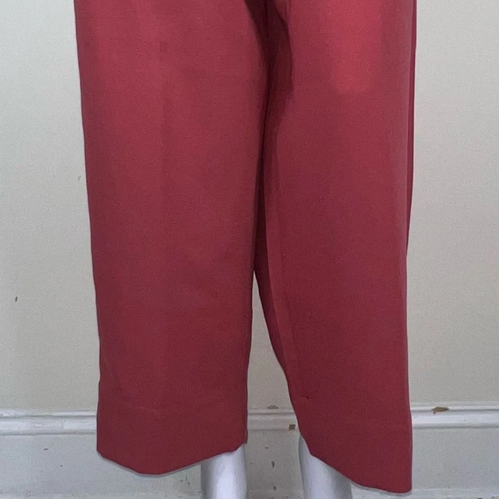 Marc New York Andrew Marc Pleated Drawstring Pants in Deep Salmon - Image 4