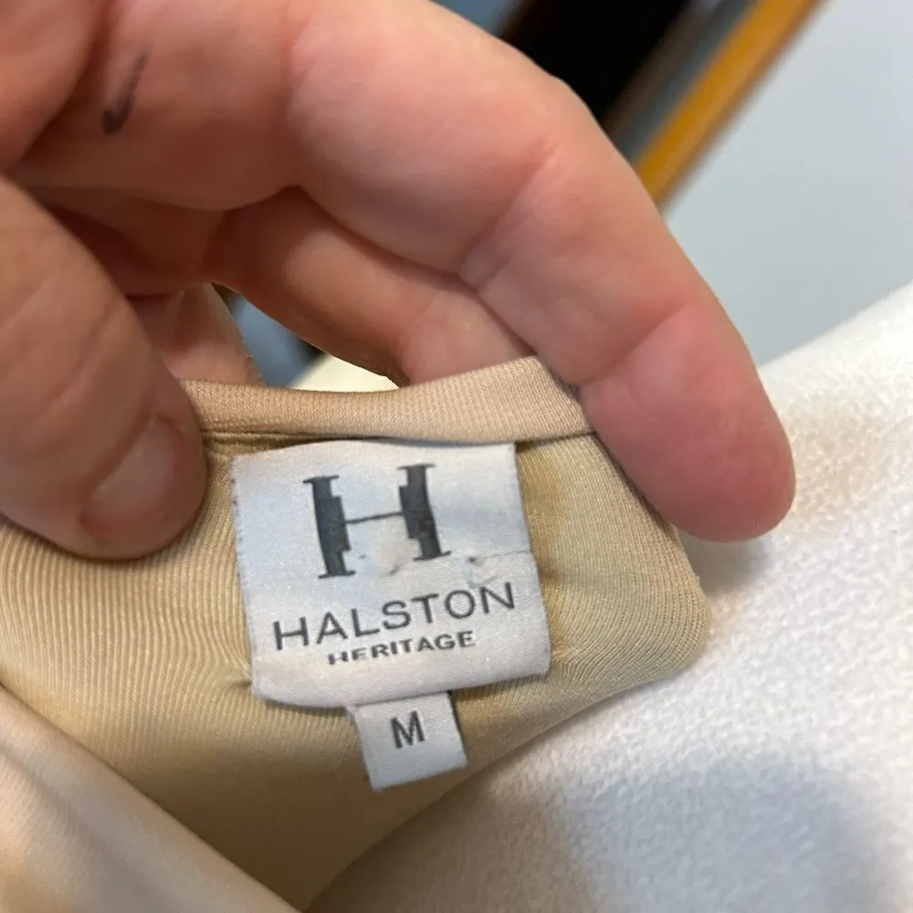 Halston Heritage side‎ ruched mini dress size M - Image 8