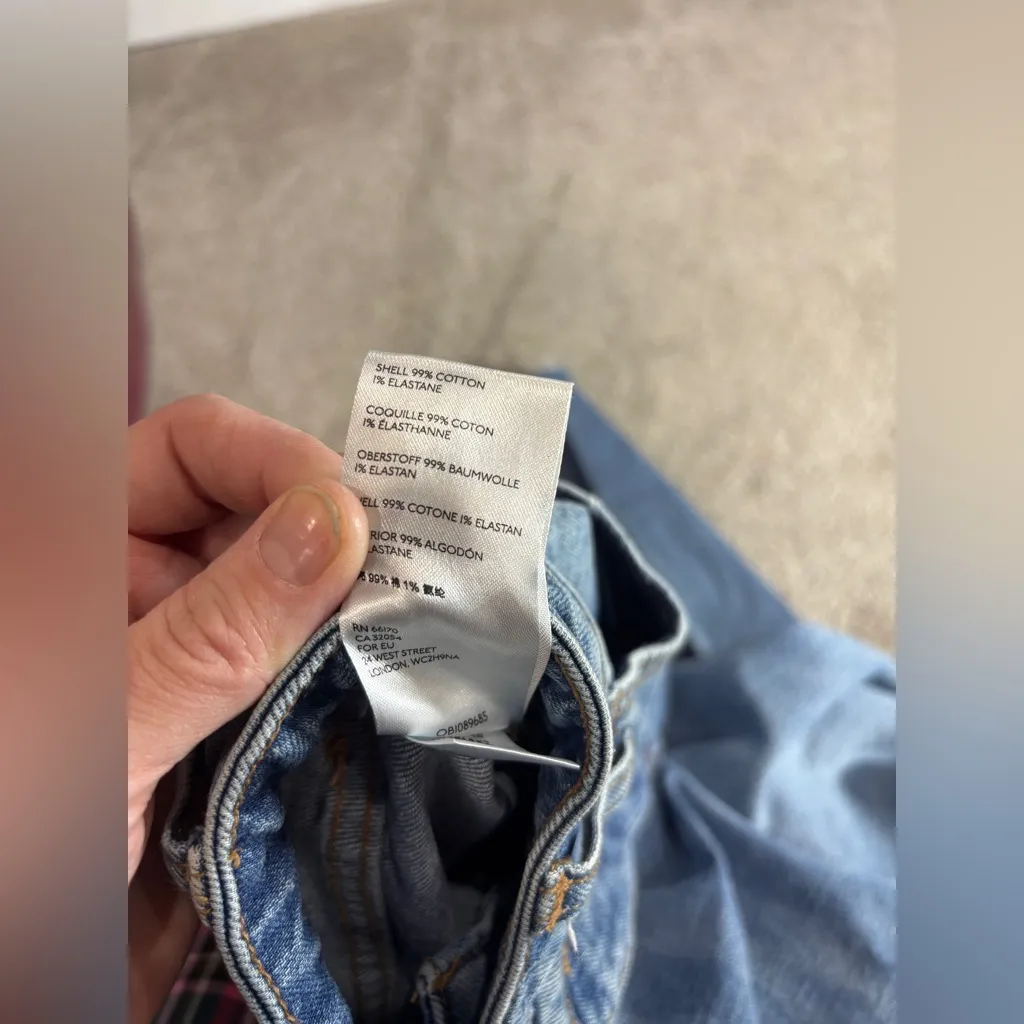 Pilcro and the Letterpress Anthropologie High Rise High Waisted Straight 28 - Image 7