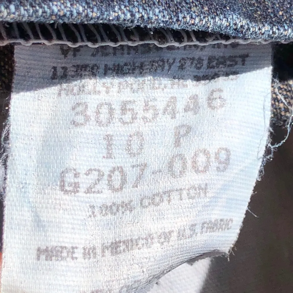 Vintage Lee High Waisted Dark Wash Mom Jeans Blue 10 P - Image 8