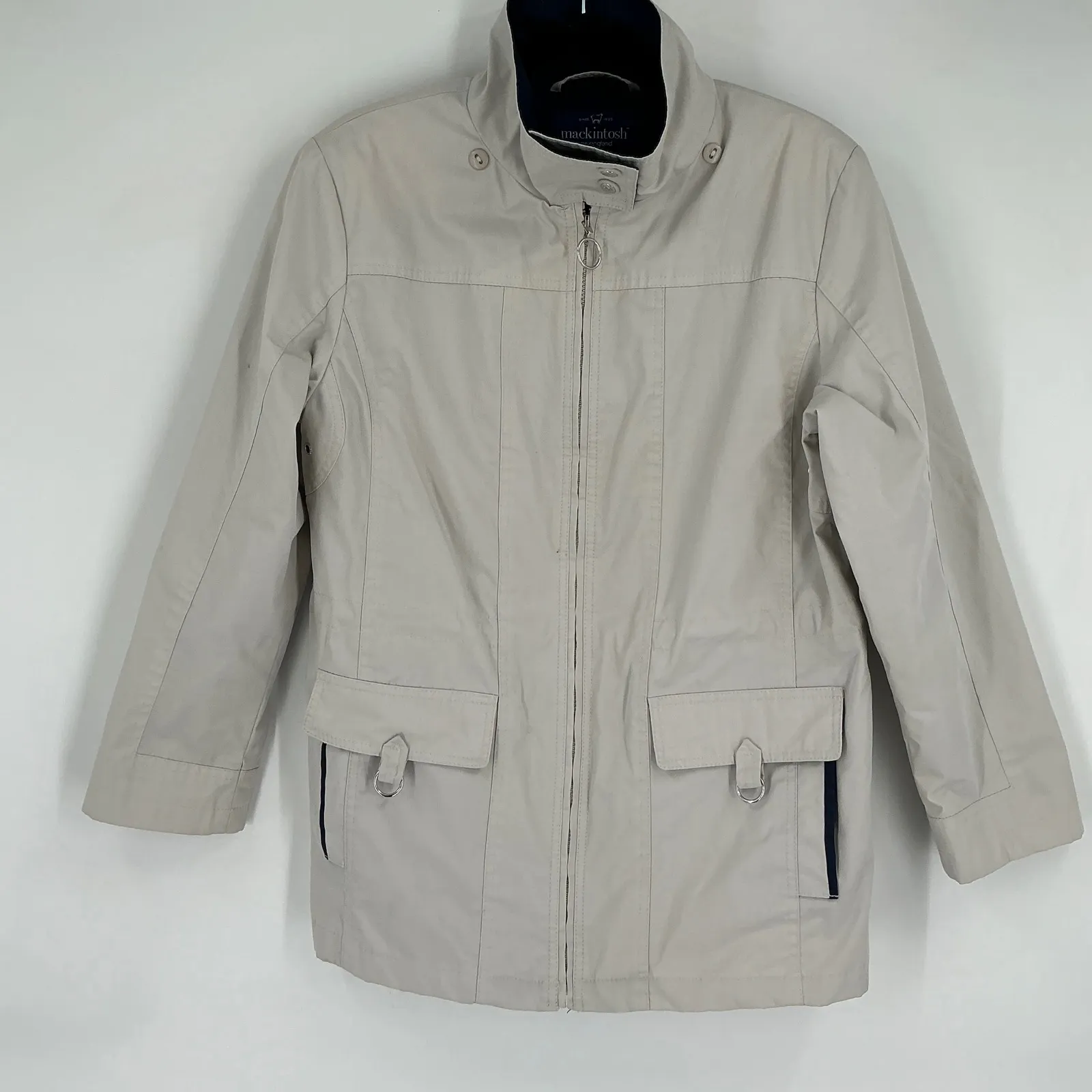 Mackintosh Beige Jacket Women's Size M‎ Outerwear Rain Coat Chore Barn Jacket Tan Size M - Image 3