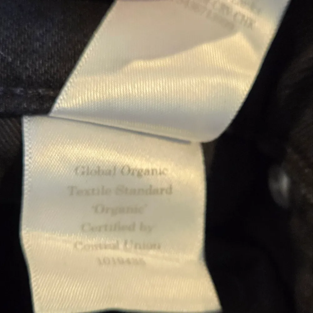 Everlane The Original Curvy Cheeky Jean Straight Coal Black Sz 24 - Image 10