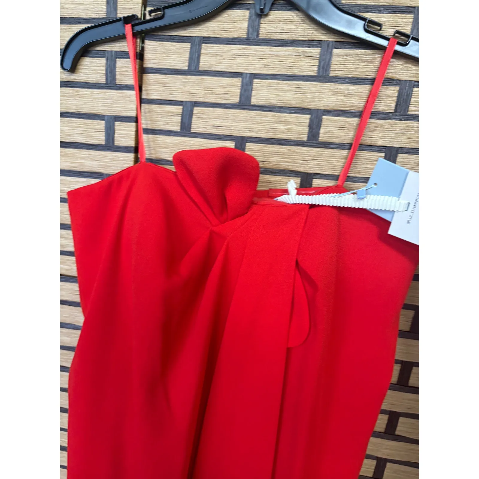 ANTONIO MELANI x ELIZABETH DAMRICH RADZWILL Strapless Red Dress Size 6 - Image 4