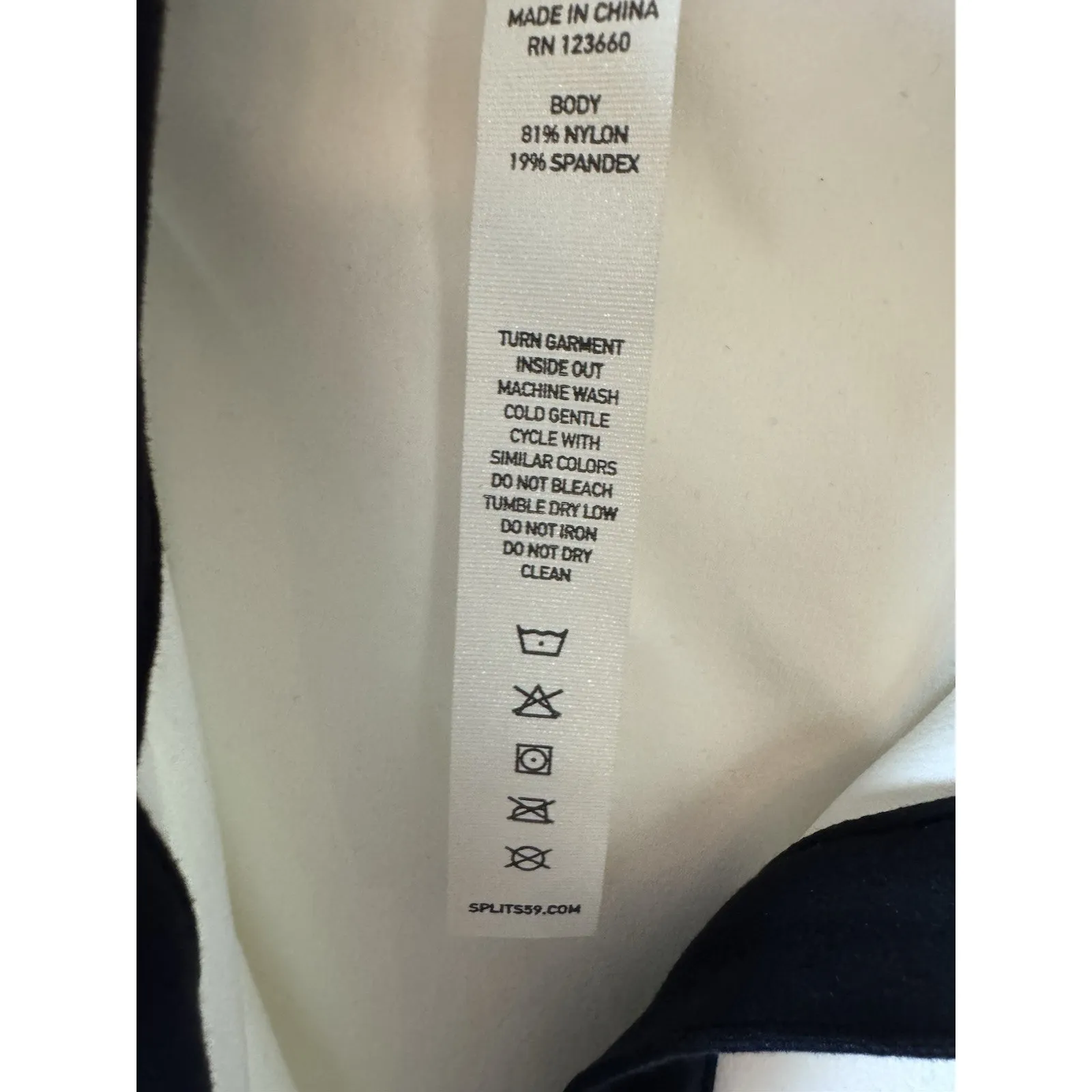 Splits59 Austin Airweight Crop Polo Top Women's Size L White Navy Athleisure NWT - Image 11