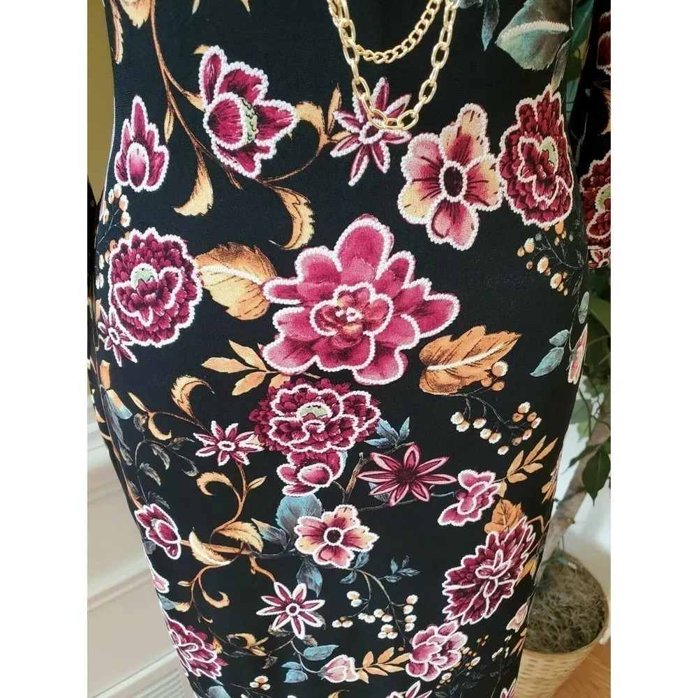 JM STUDIO Women's Dress size S, black, beige, red Black - Image 3