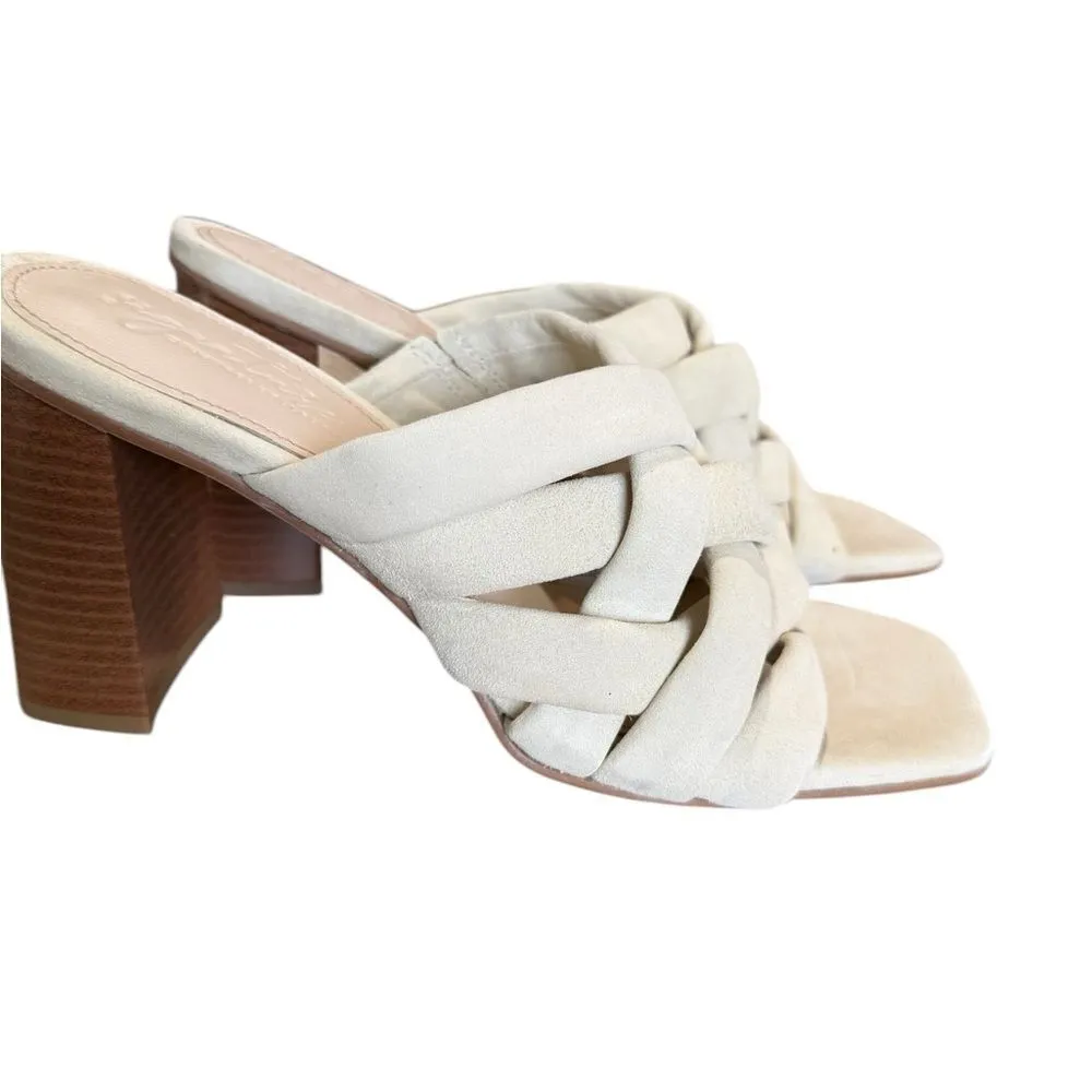 Journee Collection Cream High Heel Sandals - Image 2