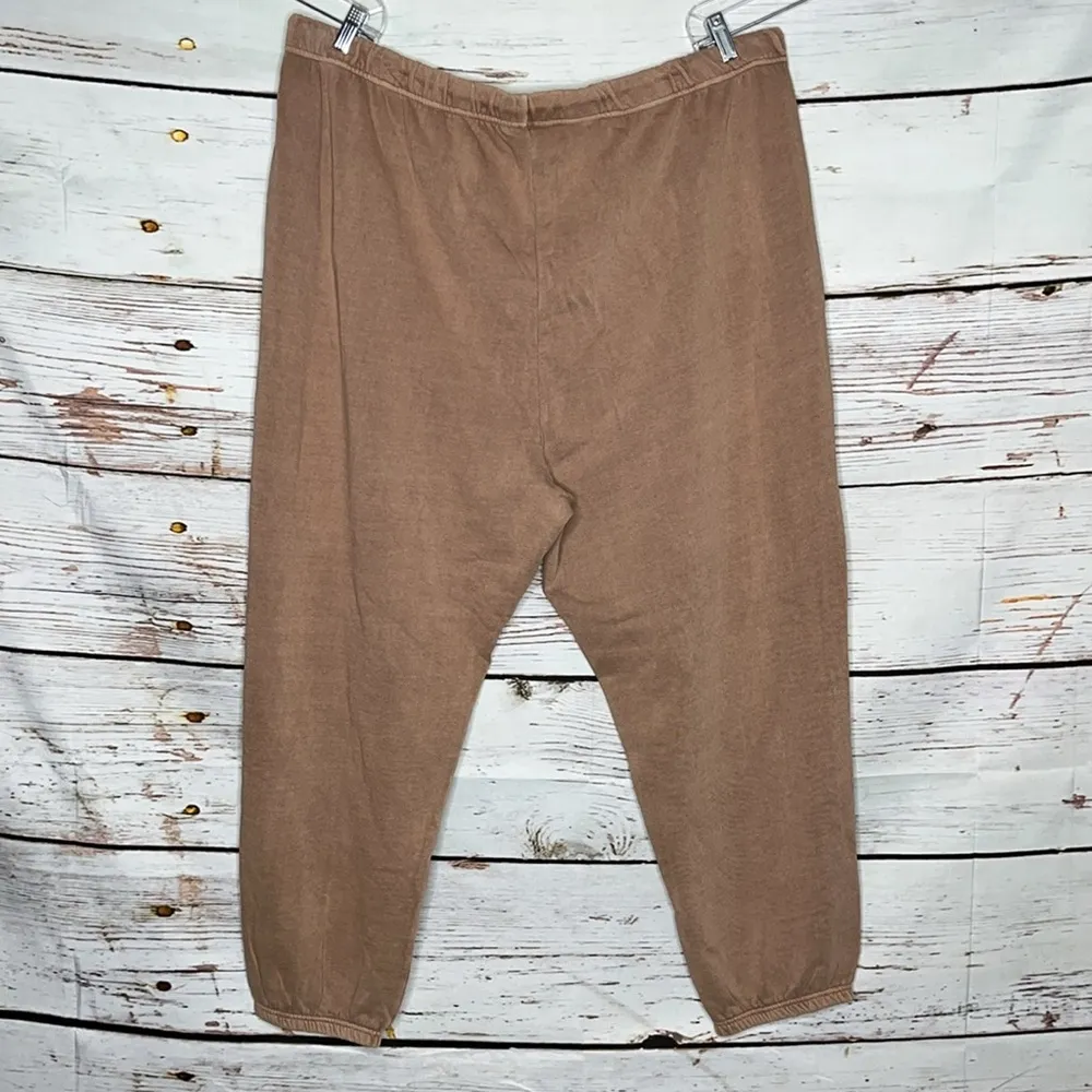 Old Navy  NWT Size 3X Brown High Rise Jogger Sweatpants w/ Pockets - Image 2