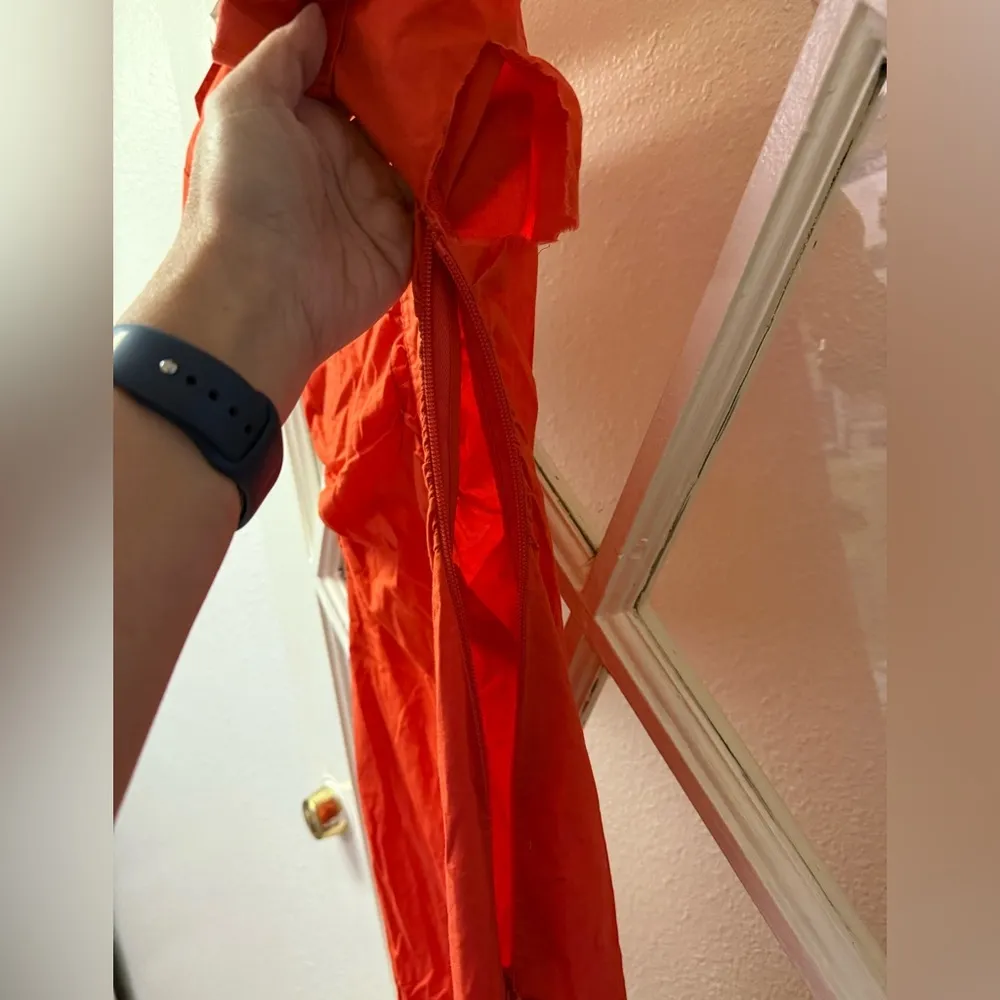 Saunders
Red Ruched Shirt Dress Red Size 2 - Image 6