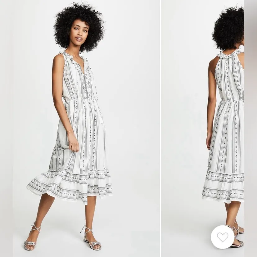 ROBERTA ROLLER RABBIT Women's Black Odelle Dress $225 like new casual party S - Image 2