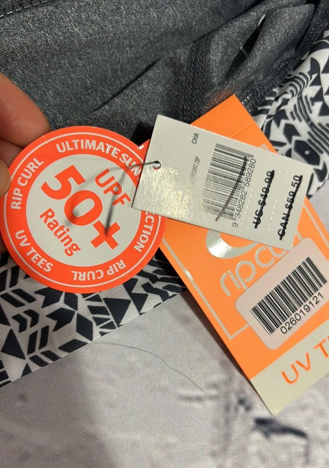 NWT  Women's Rashguard Trestles Front Zip Long Sleeve 50+ UV Protection . - Image 9