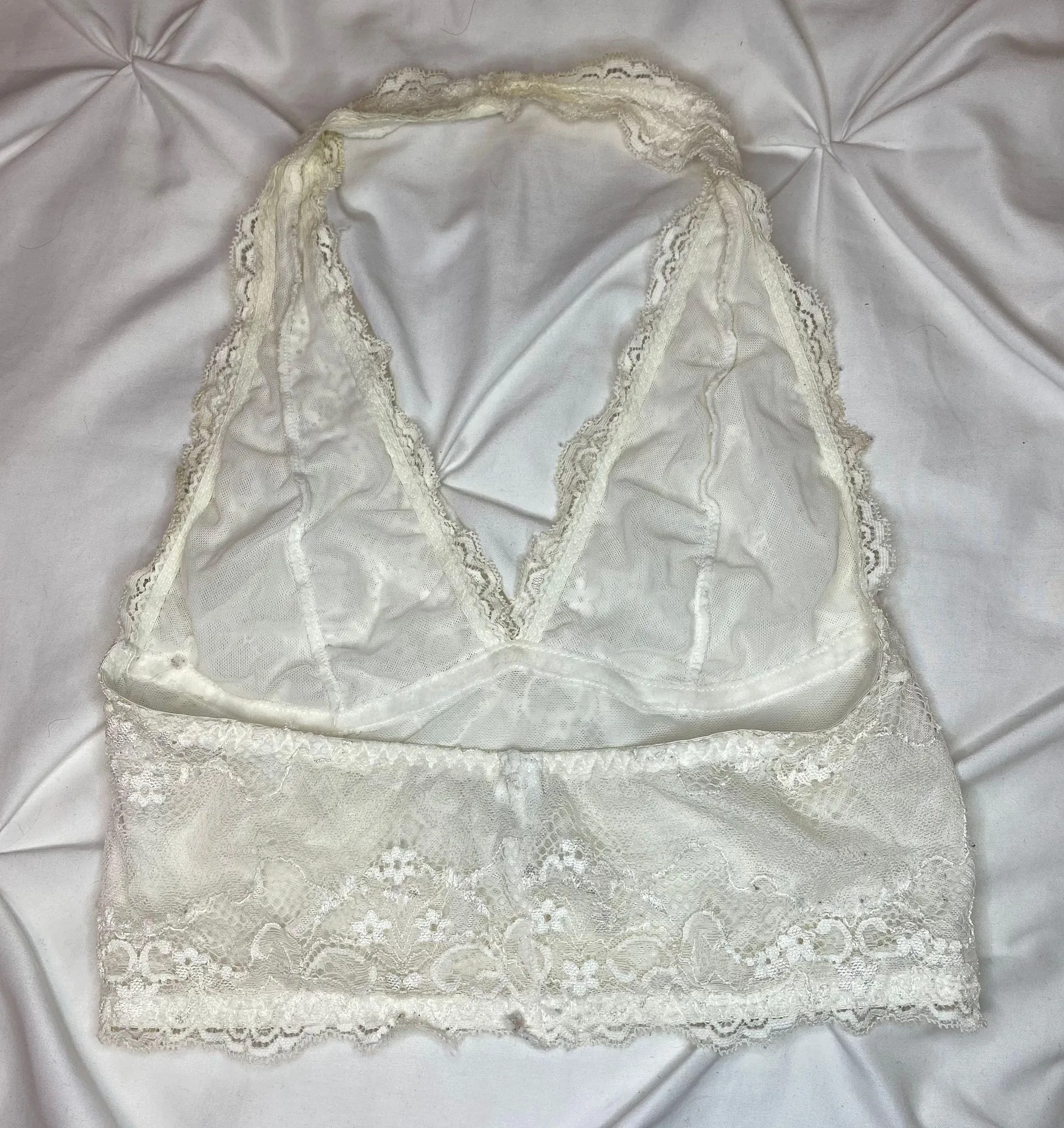 White Lace Bralette - Image 2