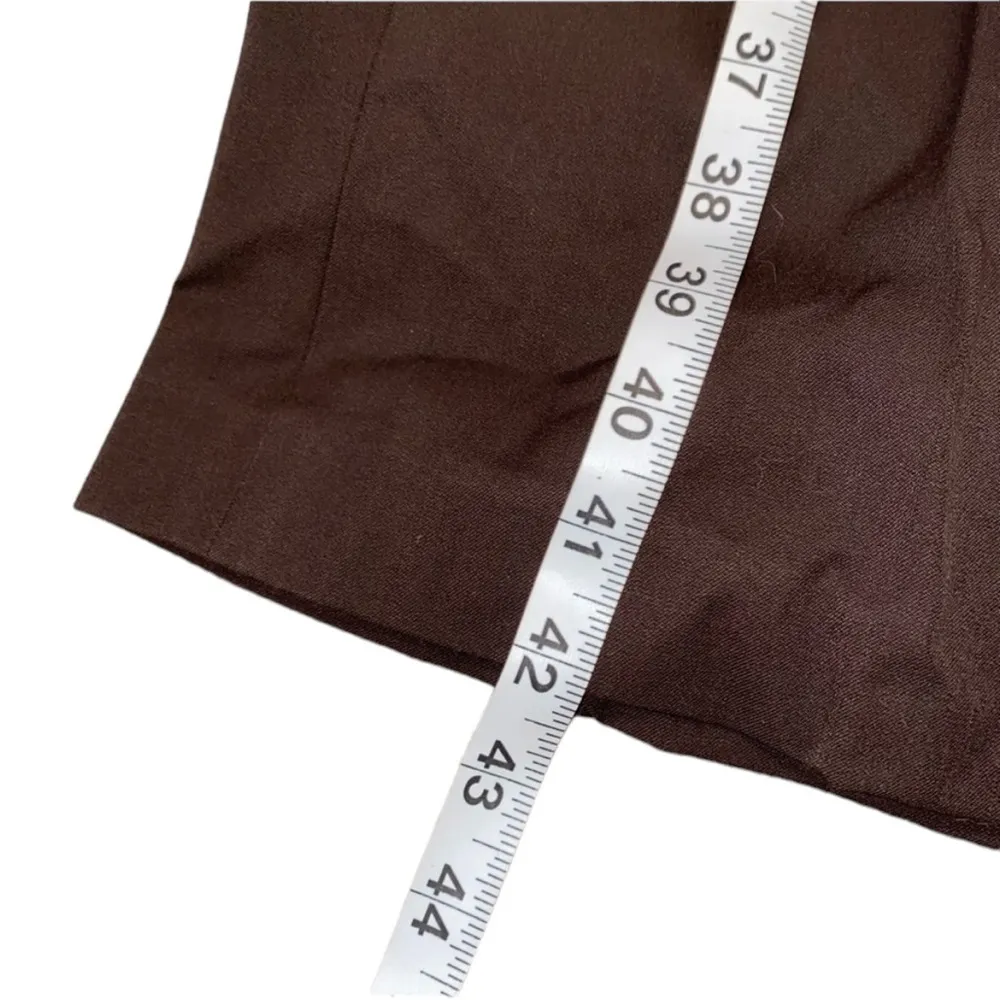 NEW Jones New York Brown Dress Pants Women’s Size 14 W Professional Work Attire! - Image 4