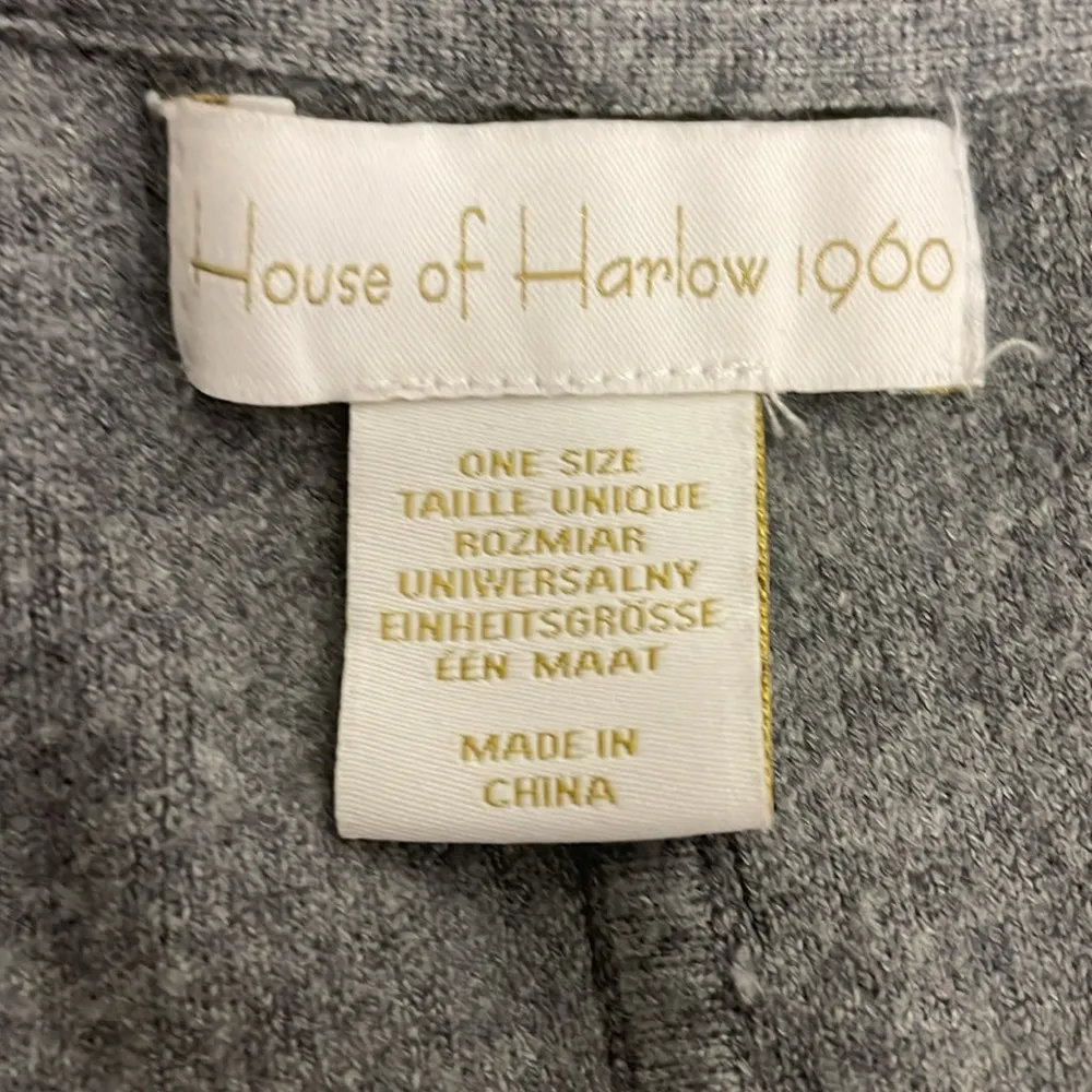 Anthropology x House of Harlow 1960 Poncho Grey Gray Size undefined - Image 4