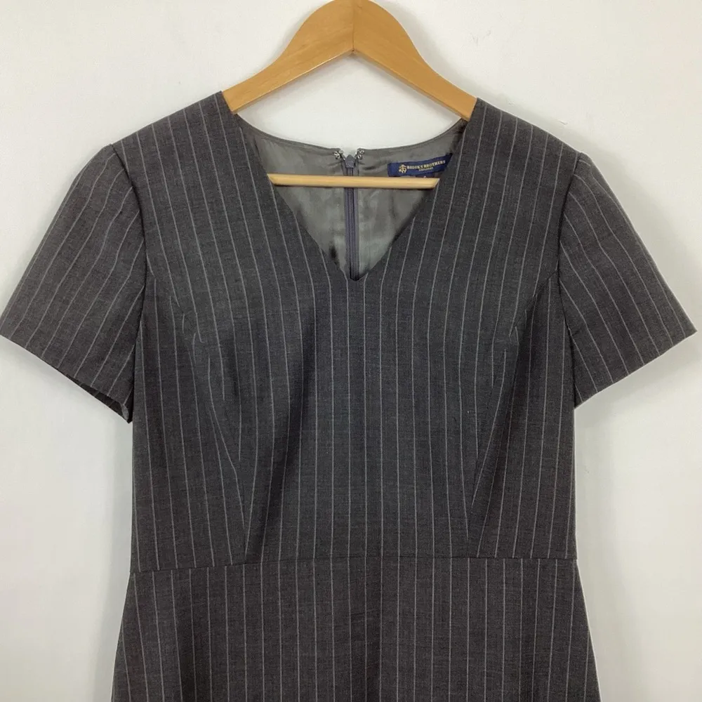 Brooks Brothers Explorer Pinstripe Dress Size 6 - Image 2