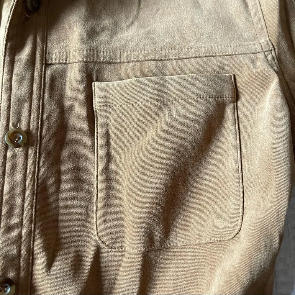 Charter Club Vintage Suede button down blazer shirt - Image 6