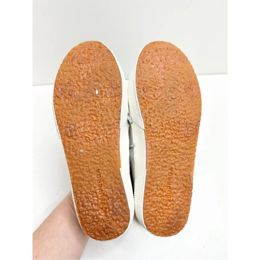 Surperga Sneakers‎ Womens Size 6 Light Green Canvas Lace Up Shoes - Image 10