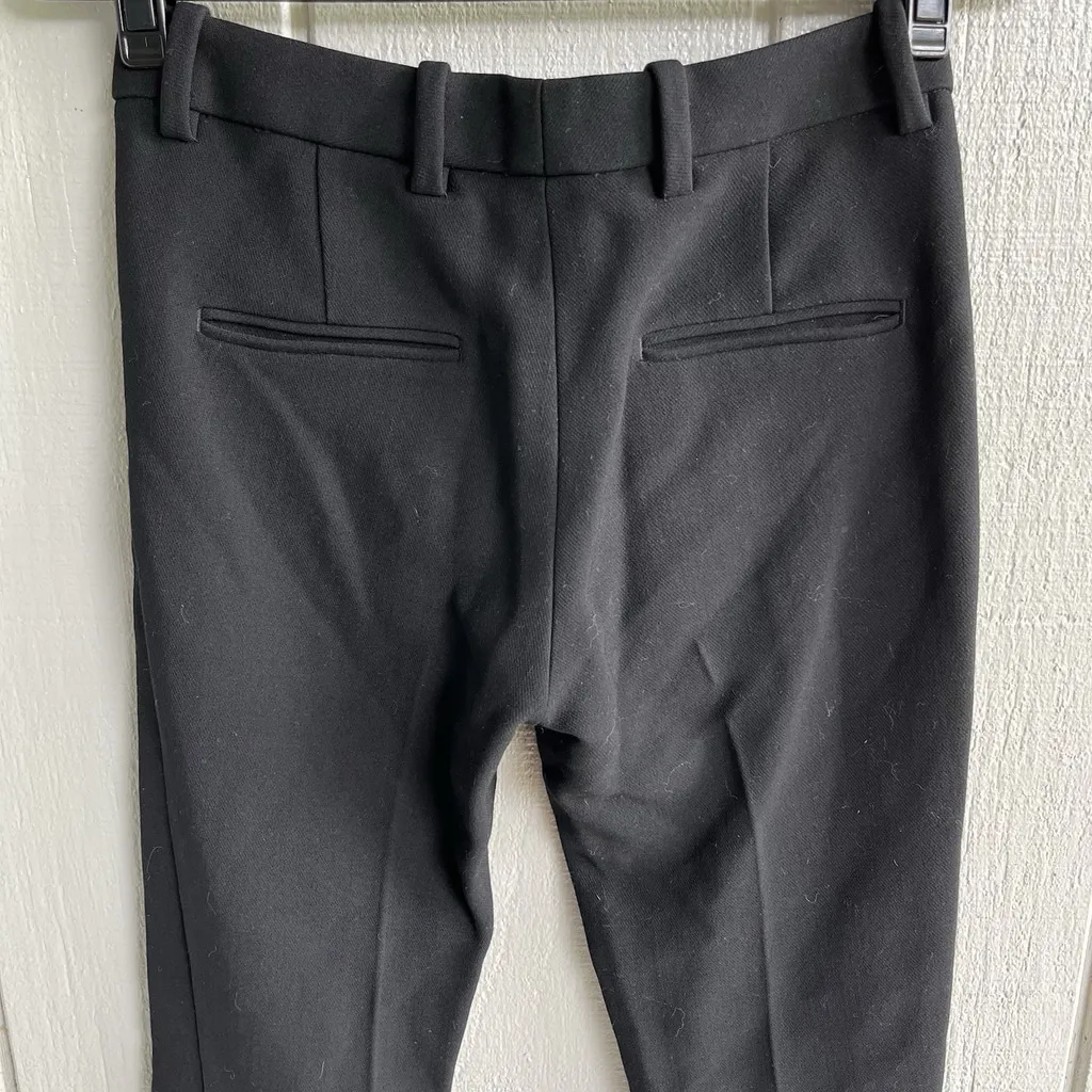 3.1 Phillip Lim Wool Blend Slim Crop Trousers Dress Pants Black Size 00 - Image 7
