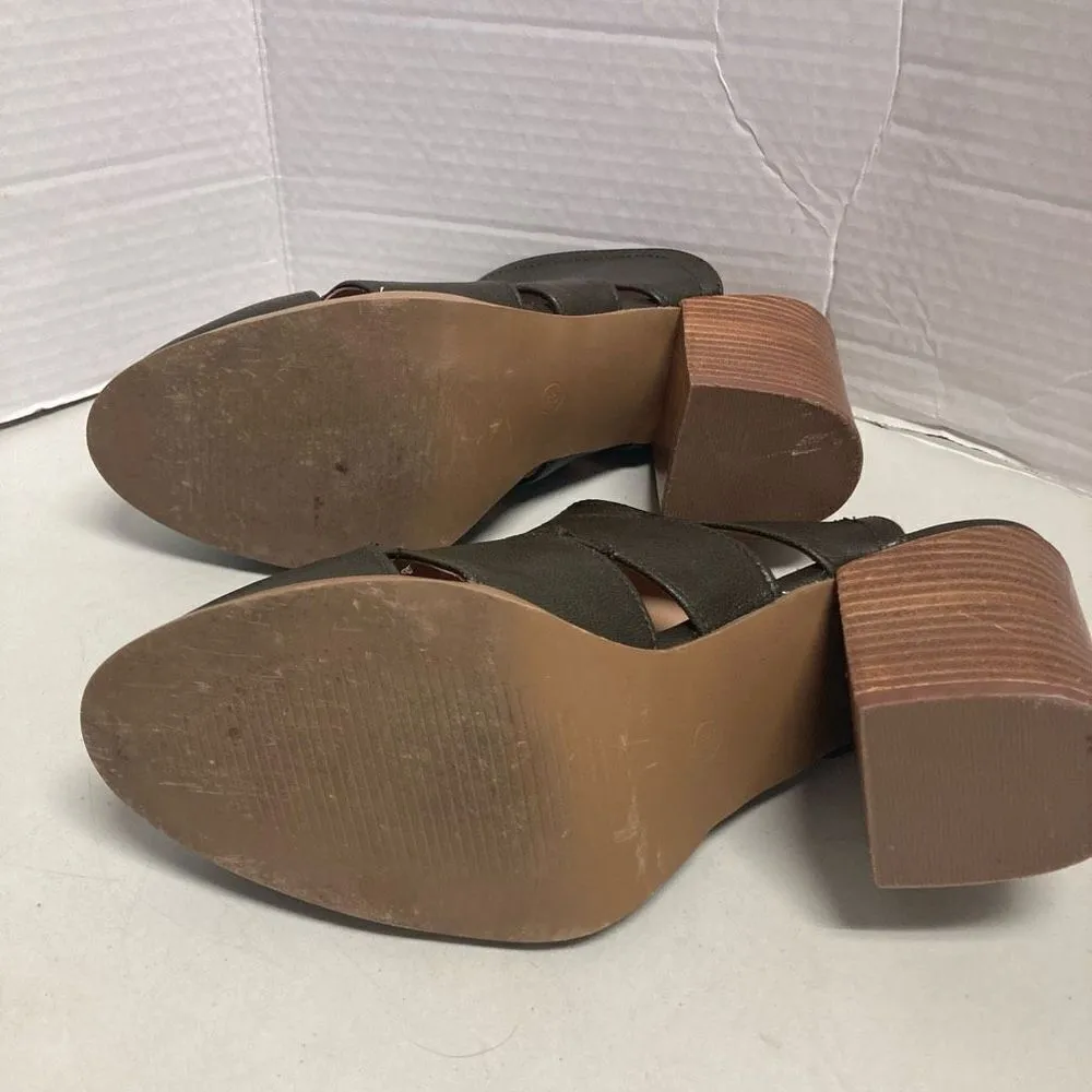 COOCCI Faith Wedge Heels Size 8 Brown‎ Brown - Image 4